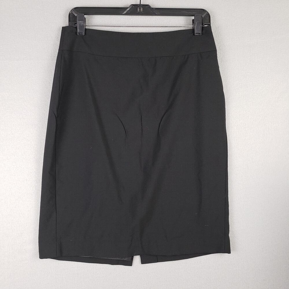 Banana Republic Size 6 Stretch Pencil Skirt Black Office Siren Closet Staple